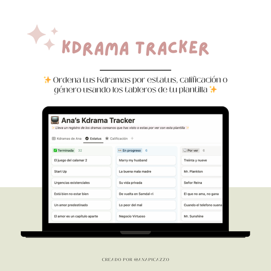 Plantilla de Kdramas